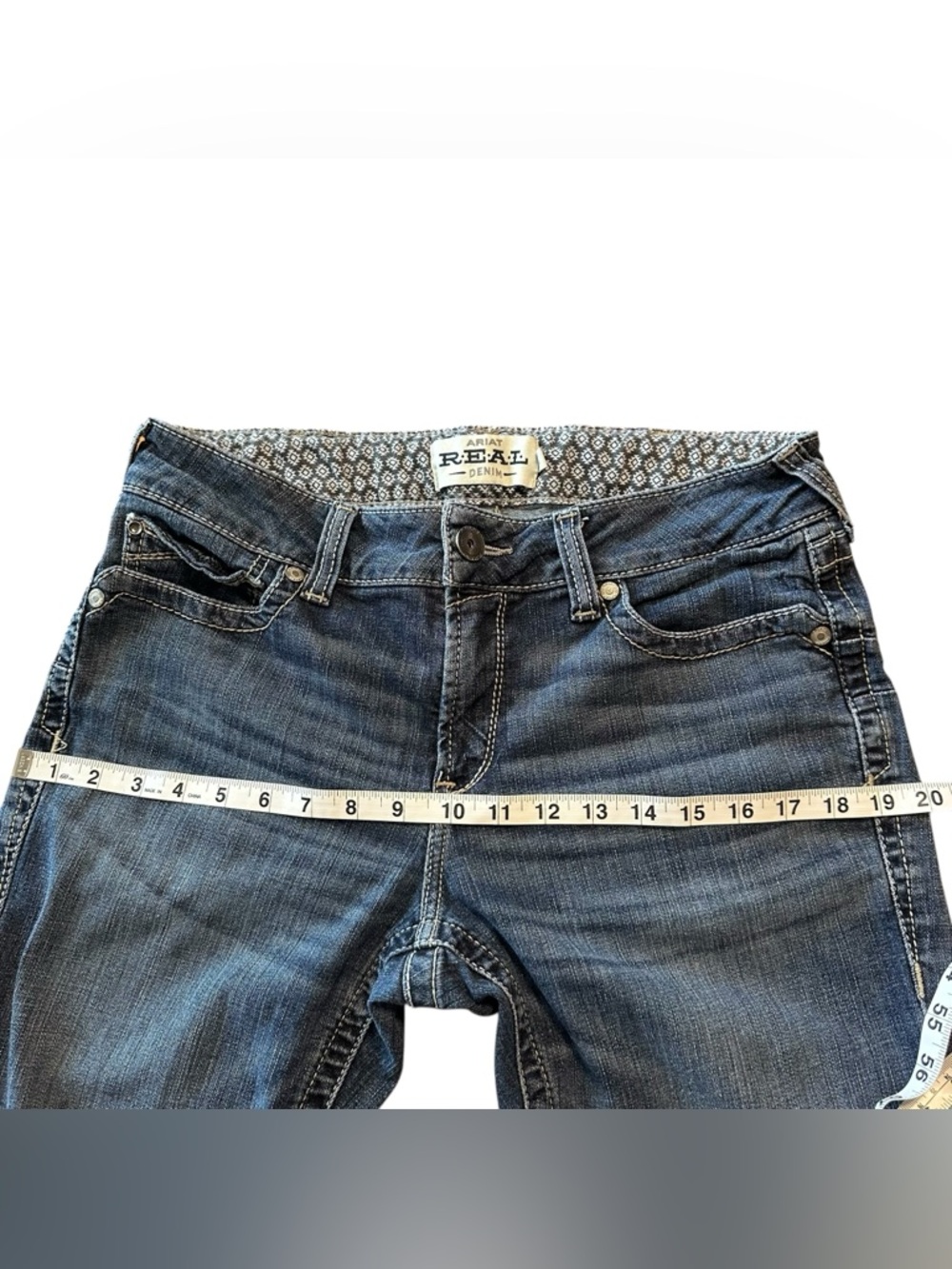 Ariat Women's REAL Perfect Rise Halyn Boot Cut Jeans 31 L - Picture 7 of 10